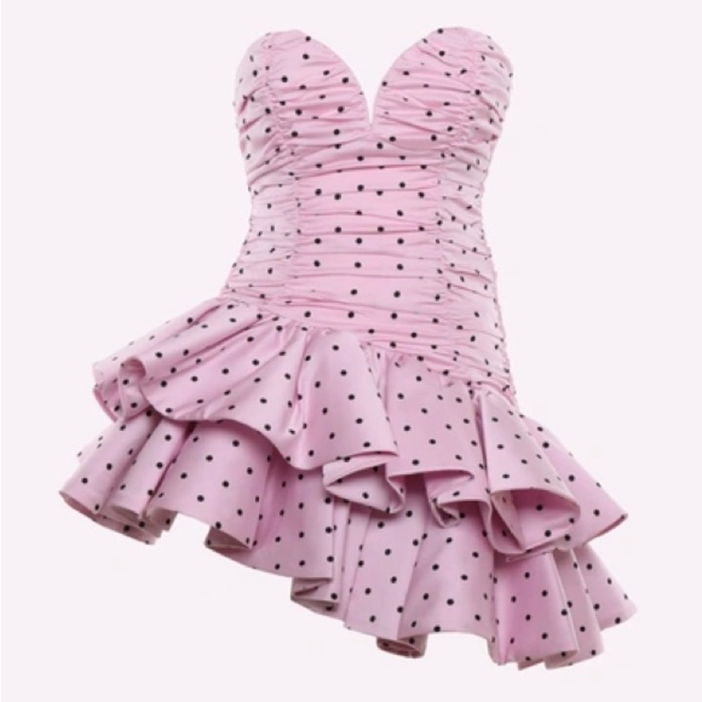 For Love And Lemons Pink Strapless Dress - Picture 4 of 10